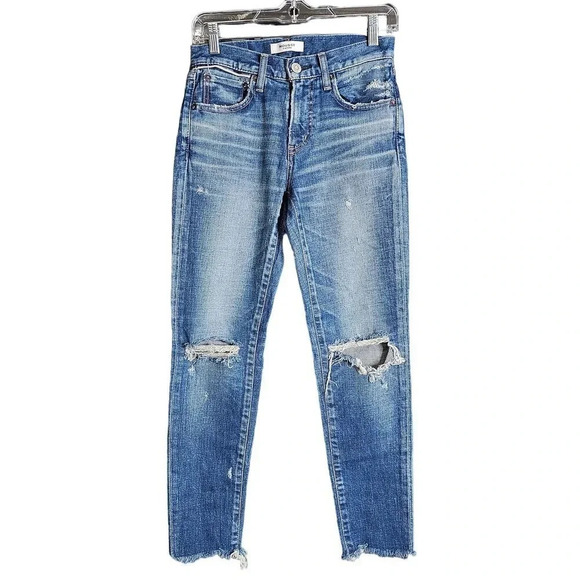 MOUSSY VINTAGE Ingraham Skinny Denim Jeans Dark Blue Size 25 - Picture 9 of 14